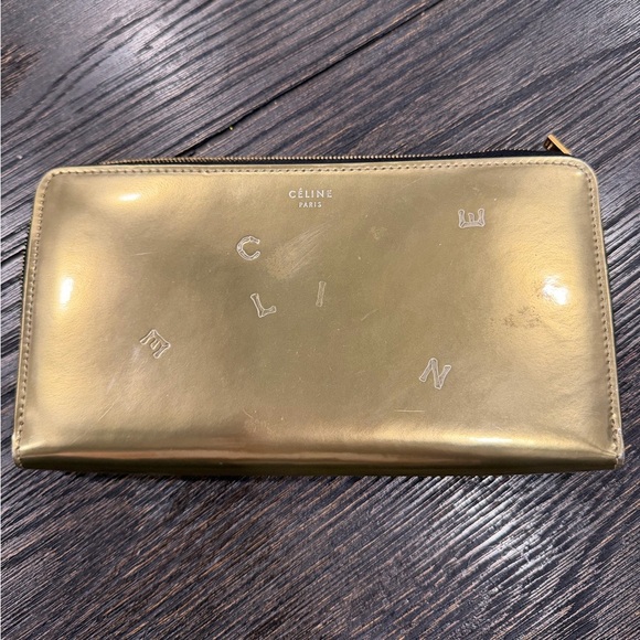 Celine Handbags - CELINE Patent Leather Wallet